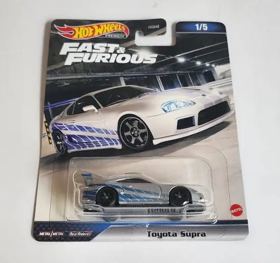 Hot Wheels 2023 Premium Fast & Furious mix D 1 of 5 Toyota Supra silver HKD25