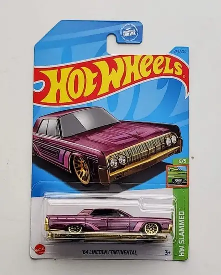 Hot Wheels 2023 HW Slammed 5 of 5 - 1964 Lincoln  Continental pink HKJ09