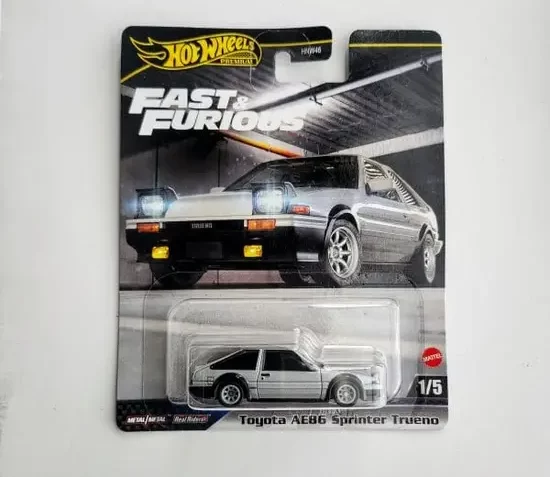 Hot Wheels 2024 Fast & Furious Premium Mix A 1 of 5 Toyota AE86 Sprinter Trueno gray HVR61 at JTC Collectibles.