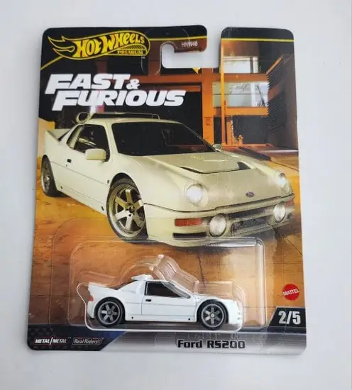 Hot wheels 2024 Fast & Furious Premium mix E - 2 of 5 Ford RS200 white