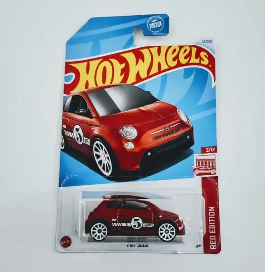 Hot wheel 2024 Target Red edition 2 of 12 Fiat 500e red