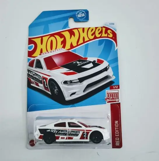 Hot wheels 2024 Target Red Edition  2 of 12 - 2015 Dodge Charger SRT red HFT73