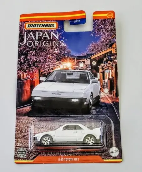 Matchbox 2022 Japan Origins mix 2 - 12 of 12 Toyota MR2 white HFJ41