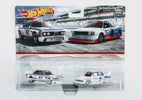 Hot wheels 2023 Car Culture 2 packs mix 4 - 1973 BMW 3.0 CSL Race Car and BMW 320 Group 5 HKF55 Target exclusive