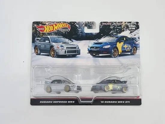 Hot wheels Premium Car culture 2 pack - Subaru Impreza WRX and 2016 Subaru WRX STI HKF60