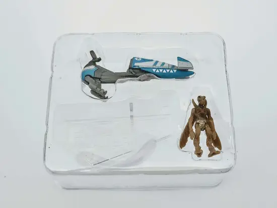 Star Wars Micro Galaxy Squadron Scout class series 5 #093 Flitknot Speeder with Genosian Warrior