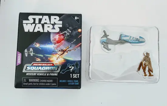 Star Wars Micro Galaxy Squadron Scout class series 5 #093 Flitknot Speeder with Genosian Warrior