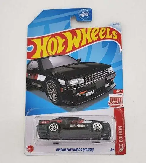 Hot Wheels 2024 Target Red Edition 4 of 12 Nissan Skyline RS (KDR30) black HTF76