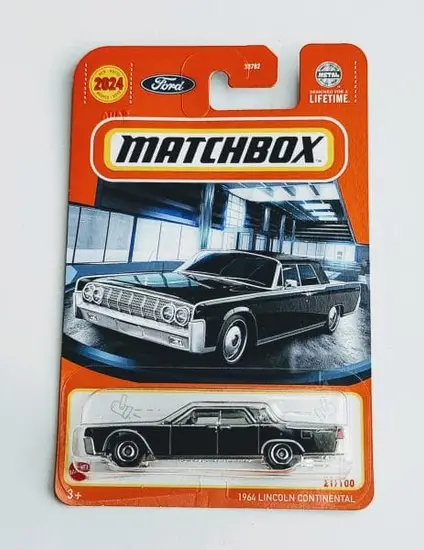Matchbox 2024 - 21 of 100 MBX Showroom 1964 Lincoln Continental black HVL07