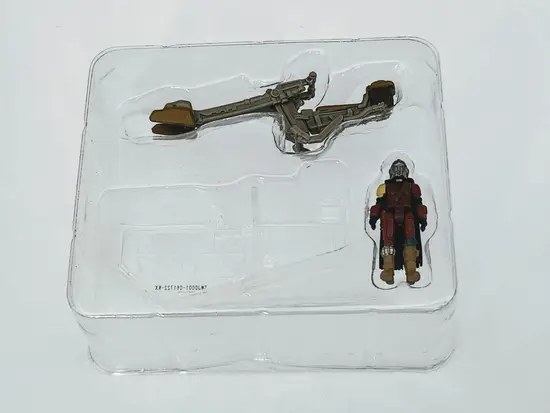 Star Wars Micro Galaxy Squadron Scout Class Series 1 #04 Mandalorian's Speeder Bike with Din Djarin at JTC Collectibles SWJ0001-4