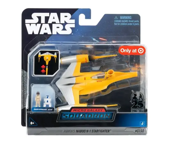 Star wars micro galaxy squadron starfighter class #150 Anakins Naboo N1 starfighter SWJ0253