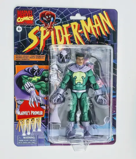 Marvel legends Series Retro Spiderman - Marvel's Prowler F90835