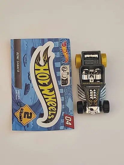 Hot wheels 2024 Mystery Models series 2 - 4 of 10 Bone Shaker gray