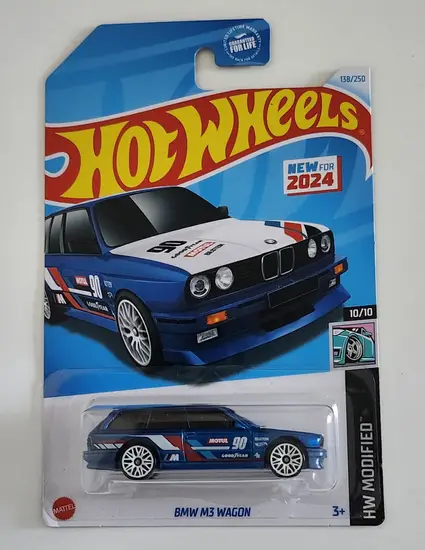 Hot Wheels Mainlines 2024 HW Modified 10 of 10 BMW M3 Wagon blue HRY67