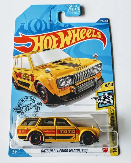Hot Wheels 2020 HW Speed Graphics Datsun 8 of 10 Bluebird Wagon 510 yellow kroger