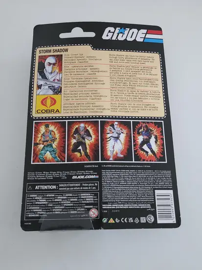 GIJoe Classified on Retro-card 6 inch - Storm Shadow F4769