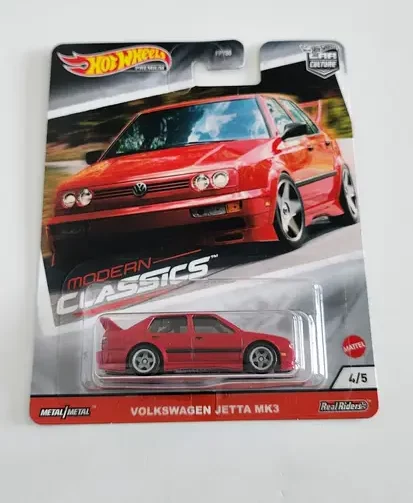 Hot Wheels Premium 2021 Car Culture Modern Classics Series 3 - 4 of 5 Volkswagen Jetta MK3 red GJP98
