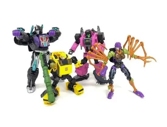 Transformers Bumblebee  Buzzworthy- Worlds Collide 4 pack