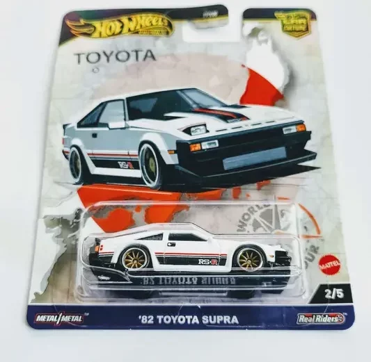Hot wheels Premium 2024 Car Culture World Tour FPY86-961A - 3 of 5 1982 Toyota Supra (RS-R) white HRV91