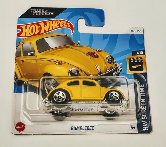 Hot wheels 2024 HW Screen Time 9 of 10 Transformers Bumblebee yellow short card HTB35