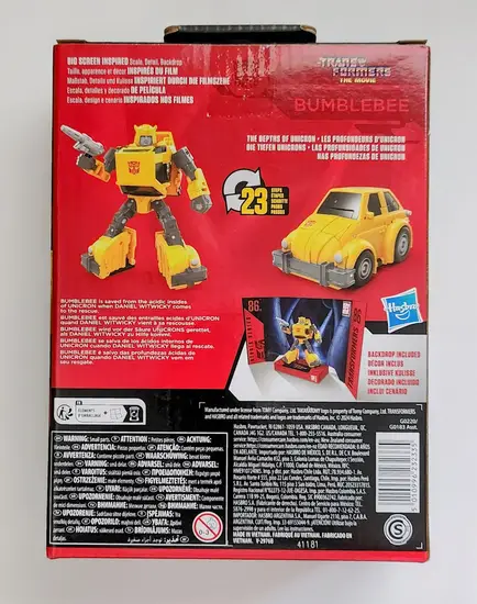Transformers studio series deluxe class 86-29 Transformers the Movie Bumblebee G0220