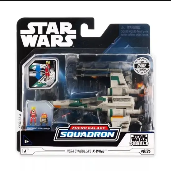 Star Wars Micro Galaxy Squadron Starfighter class Series 6 #126 Hera Syndulla X-Wing Rare chase SWJ0338