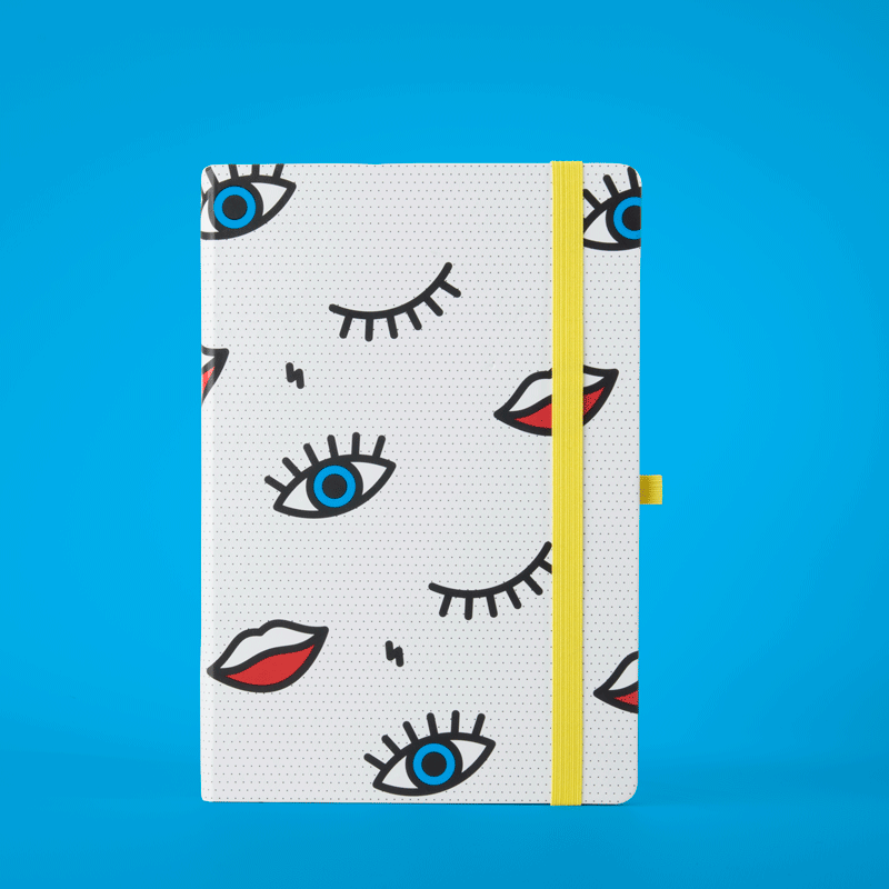 Wink Notebook from www.justmustard.com