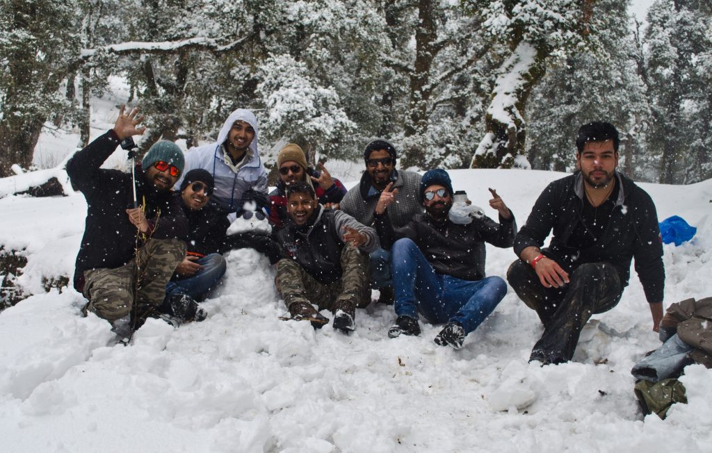 Group at Nag tibba