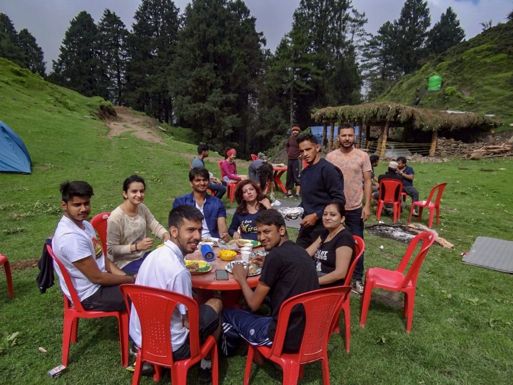 Campsite Near Prashar Lake