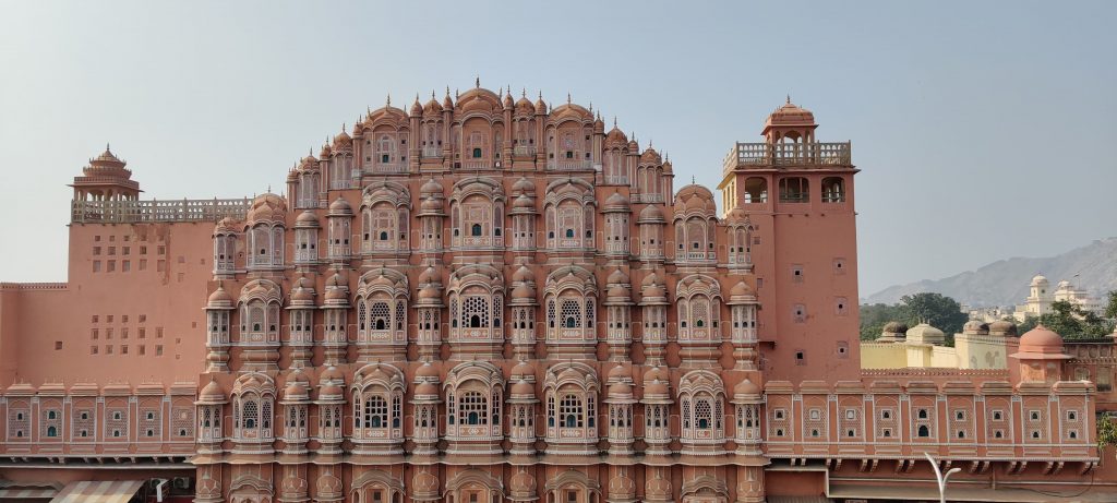 The majestic Hawa Mahal