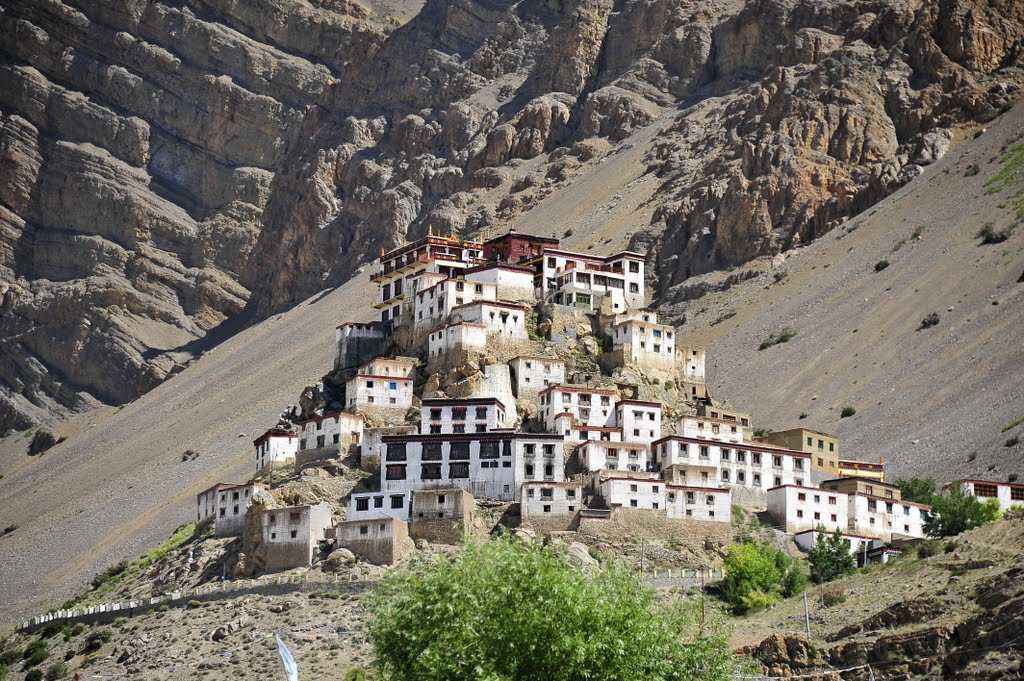 Key Monastery, Spiti Valley, Buddhist, Mountains, Himachal Pradesh, Travel. 