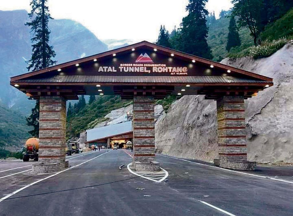 Atal Tunnel, Rohtang Pass, Commute, Road Transport, Himachal Pradesh, Spiti valley. 