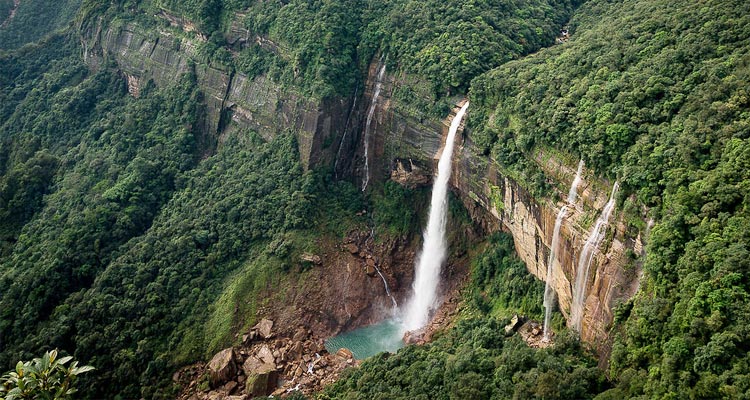 Nohkalikai Waterfalls