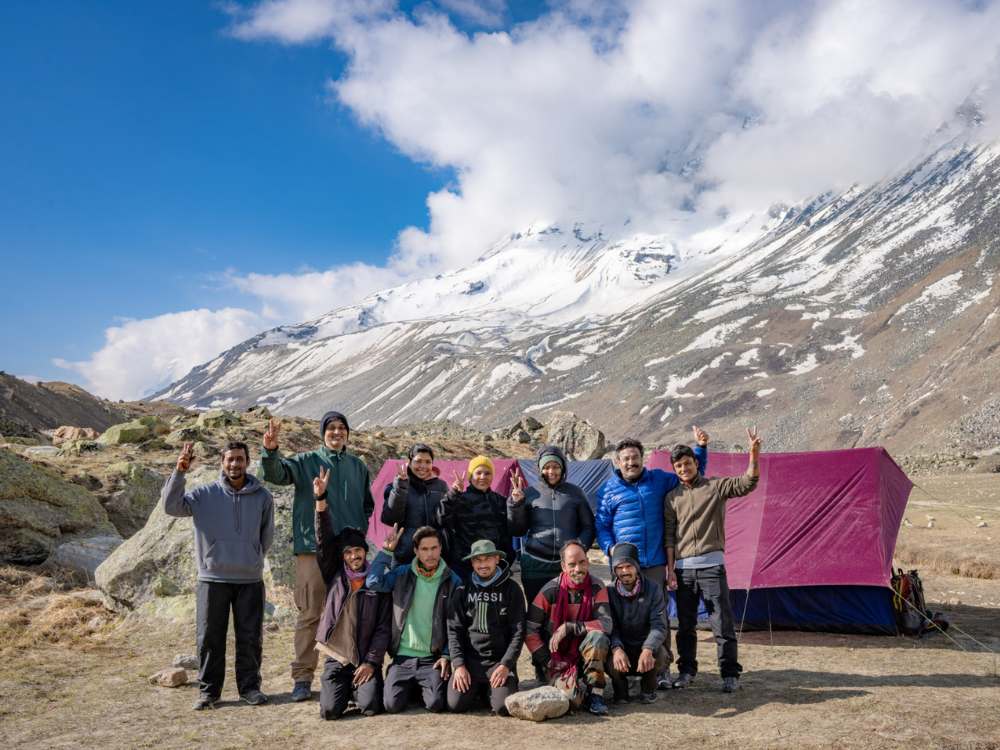 Group at Gaumukh Tapovan Trek