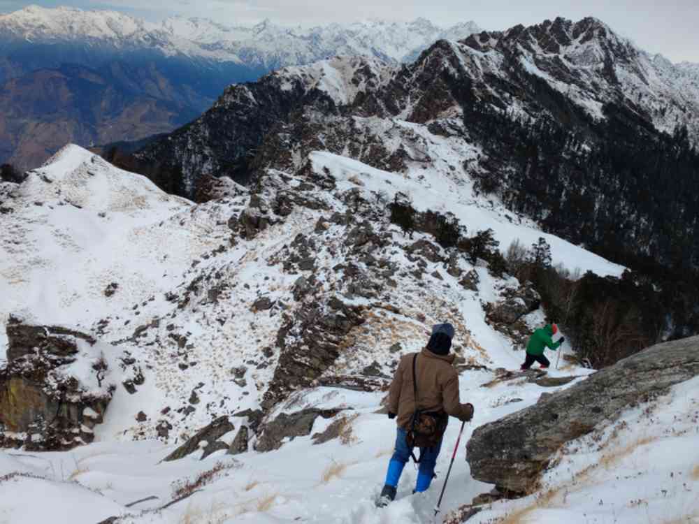 Mind-blowing mountain views from Kuari Pass