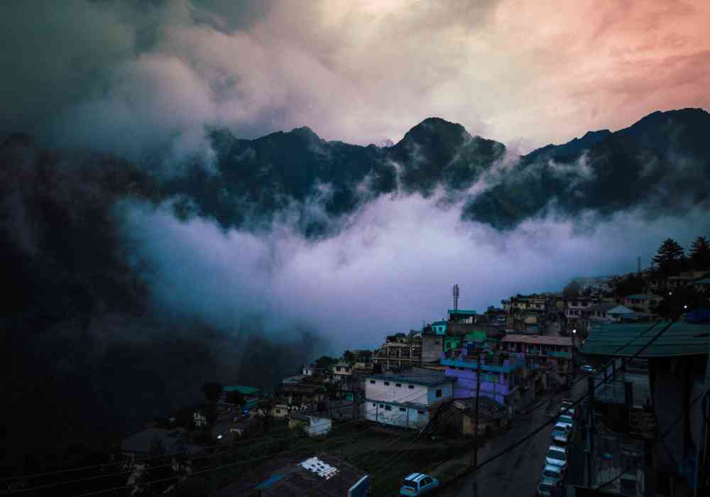 Aerial View of Joshimath 