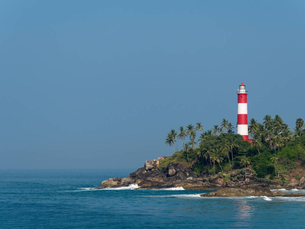 Vizhinjam Lighthouse in Kovalam beach