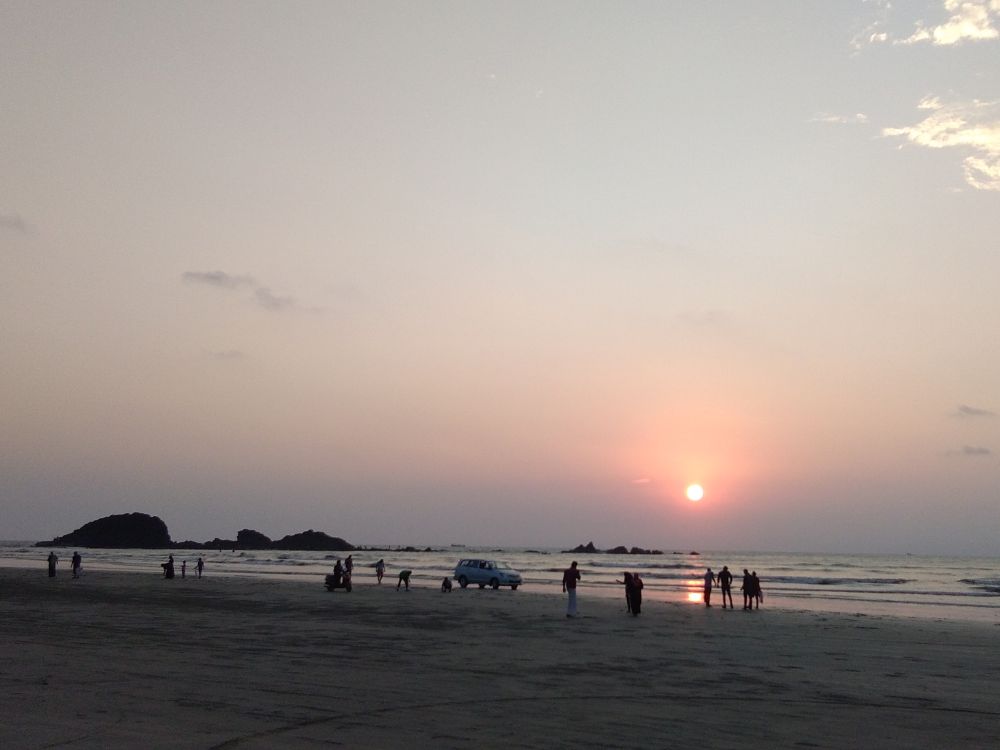 Muhappilangad drive beach, Kannur