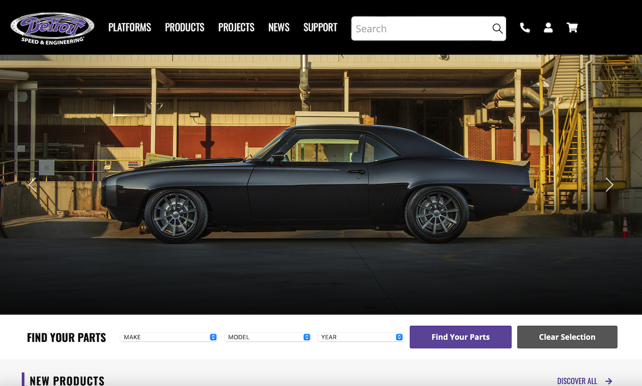 Detroit Speed and Engineering Website