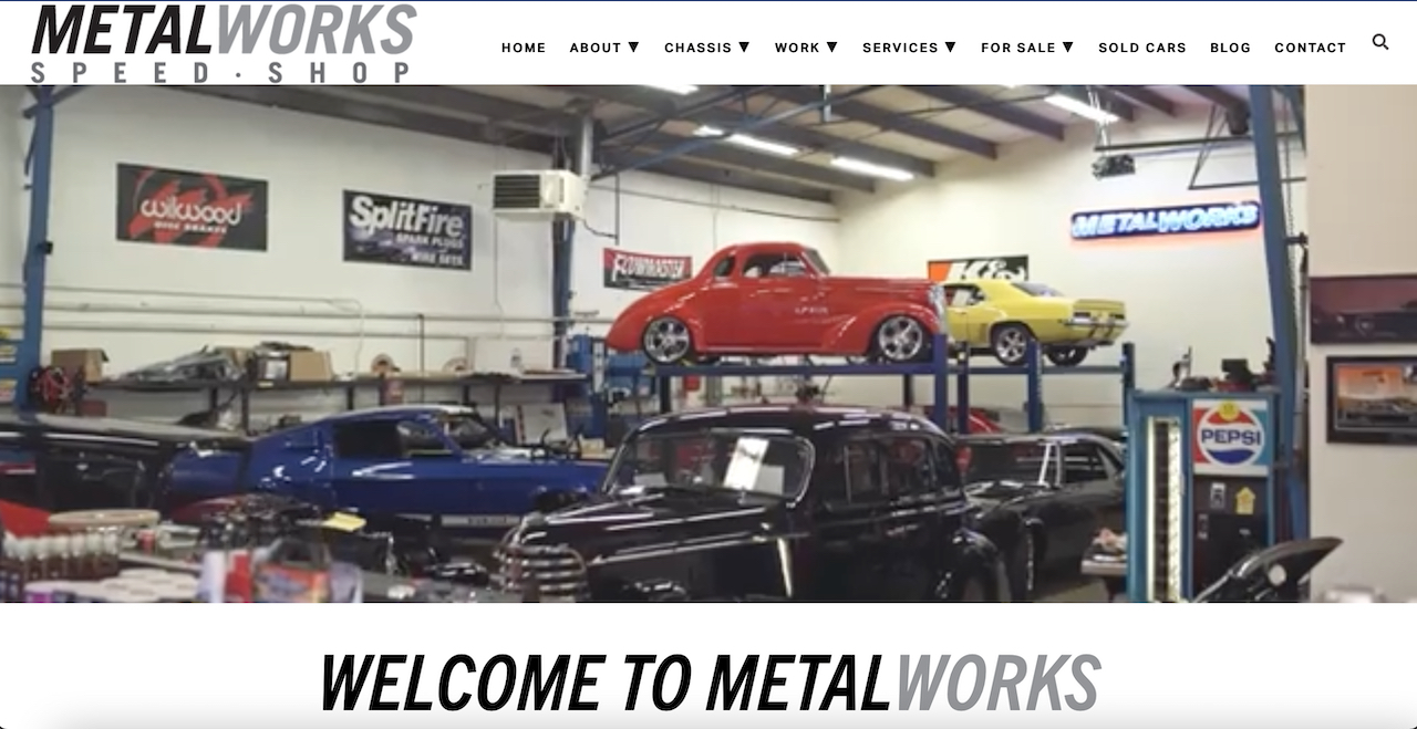 MetalWorks Classic Auto Restoration Website