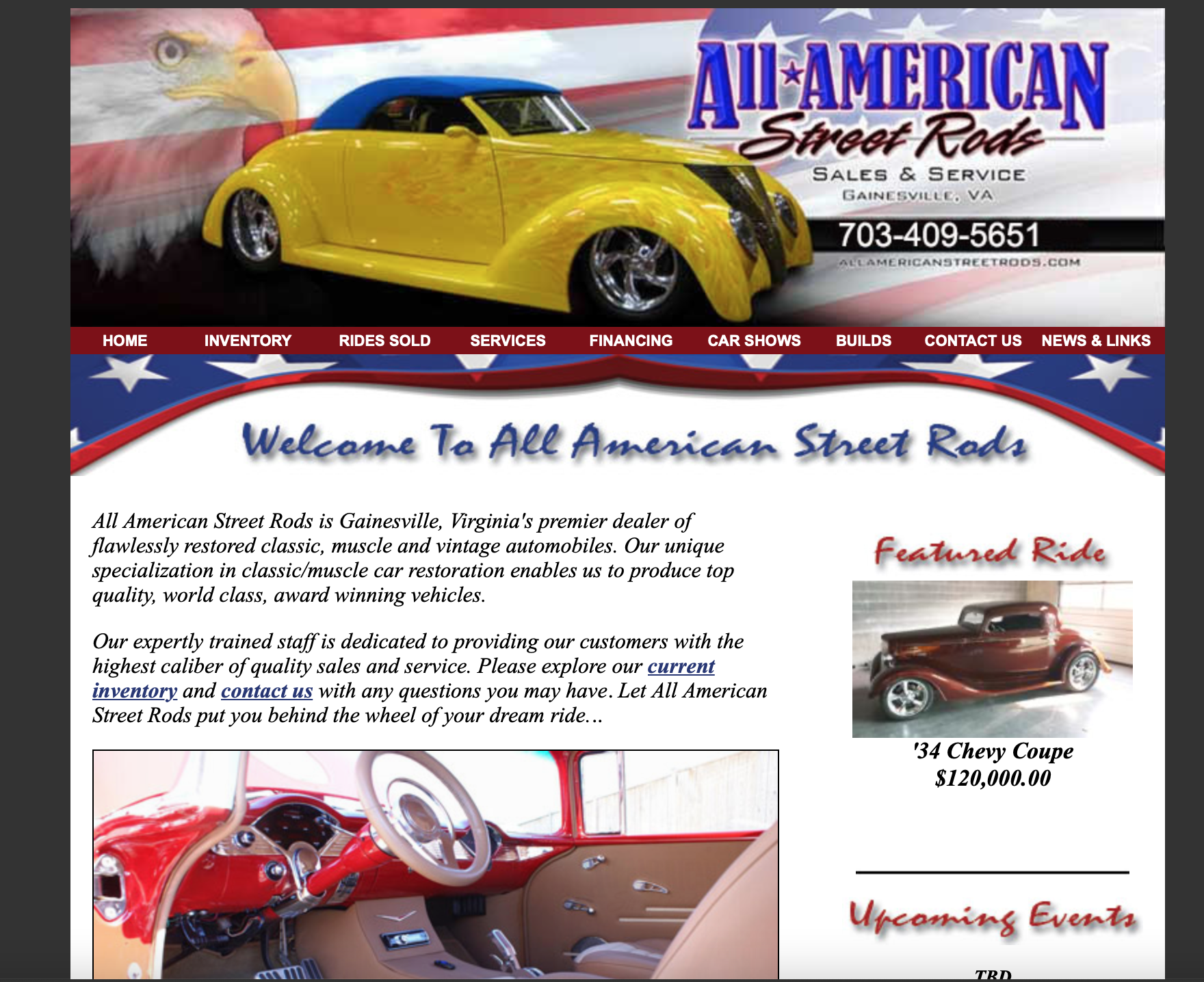 All American Street Rods Website