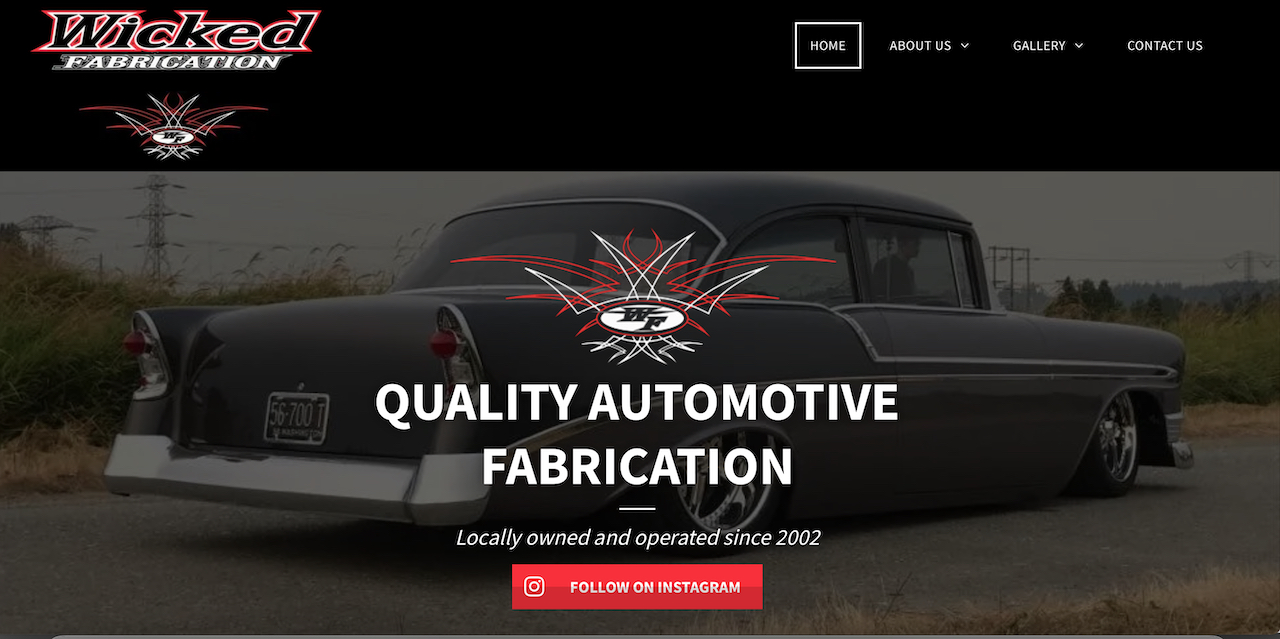 Wicked Fabrication Website
