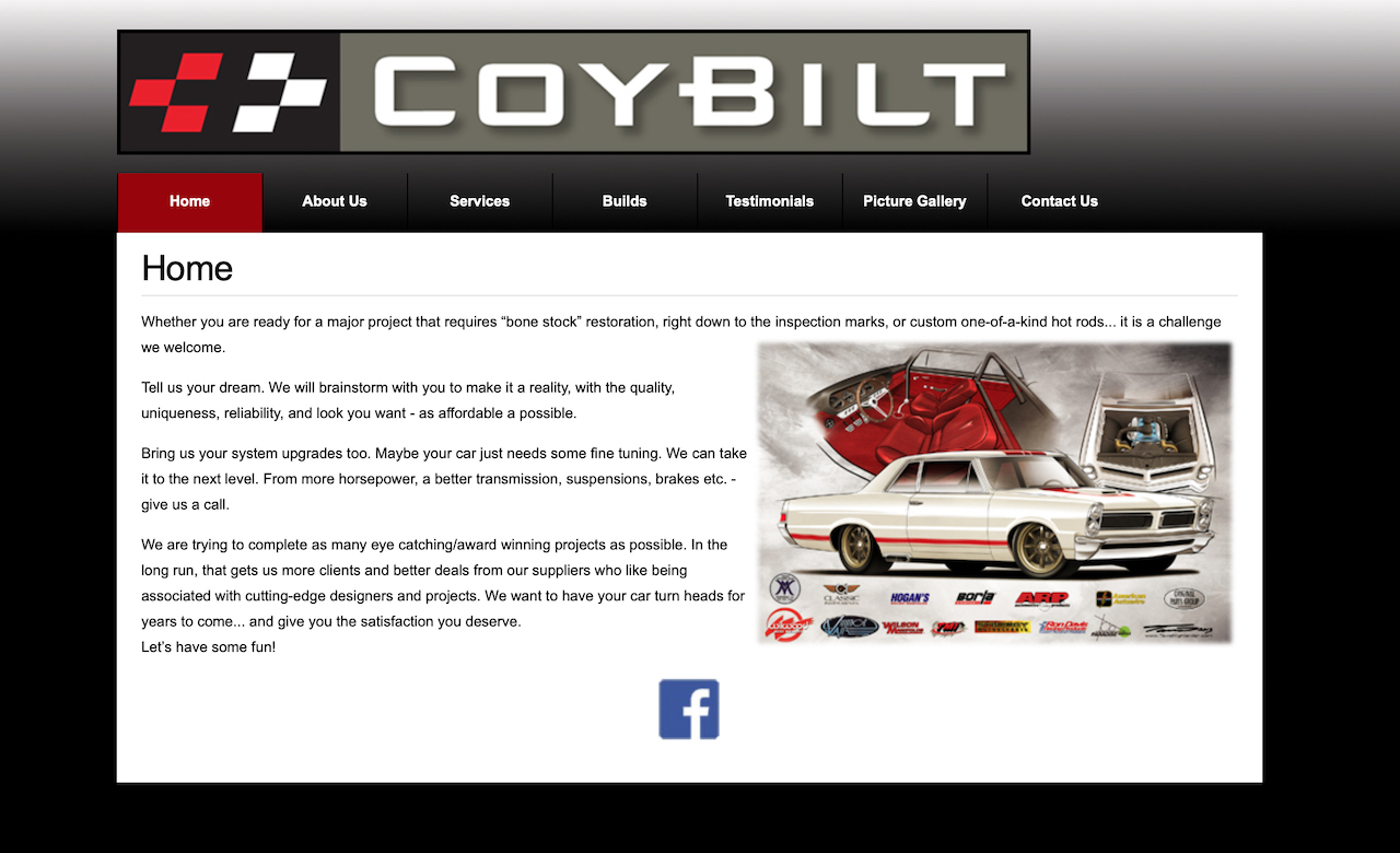 CoyBilt Website