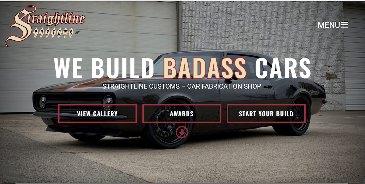 Straight Line Customs Website