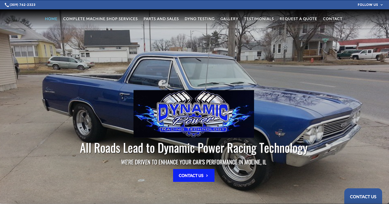 Dynamic Power Racing Technology Website