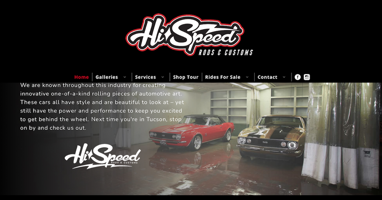 Hi Speed Customs Website