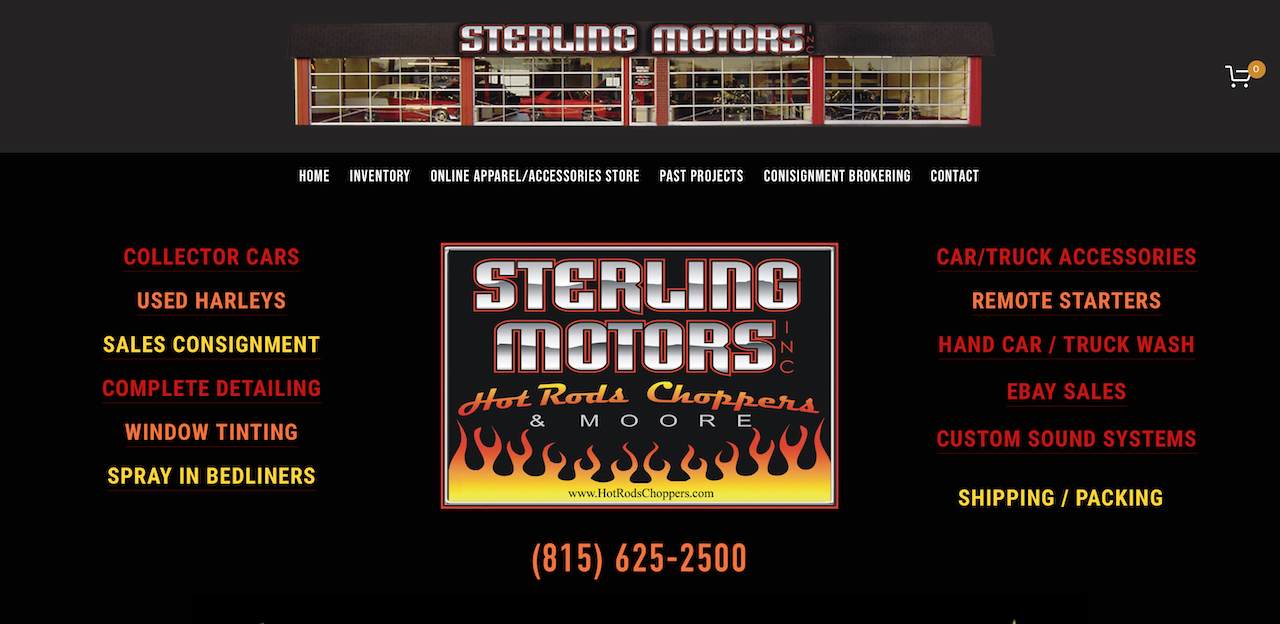 Sterling Motors Inc Website