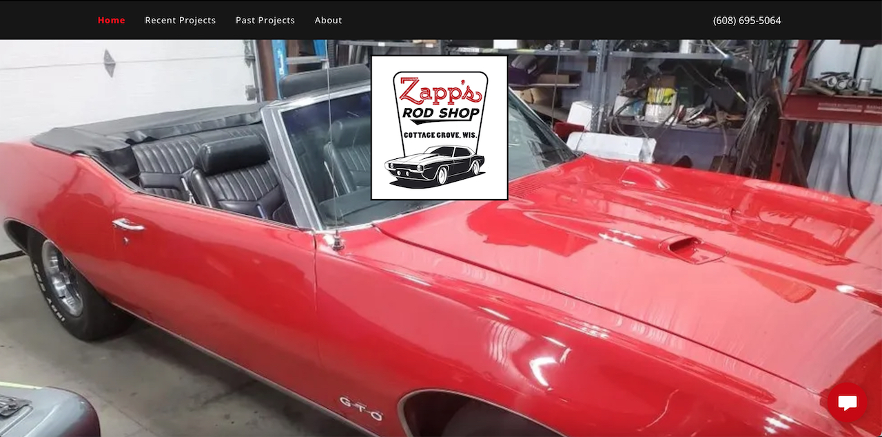 Zapp’s Rod Shop Website