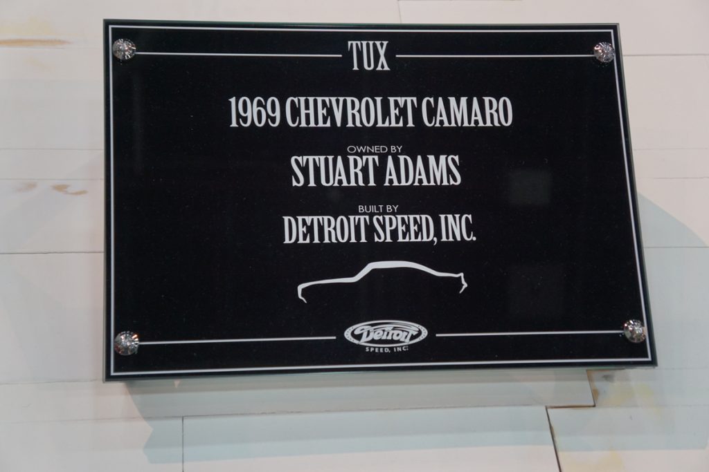 Great 8 Detroit Autorama Tux Detroit Speed and Engineering 69 Camaro