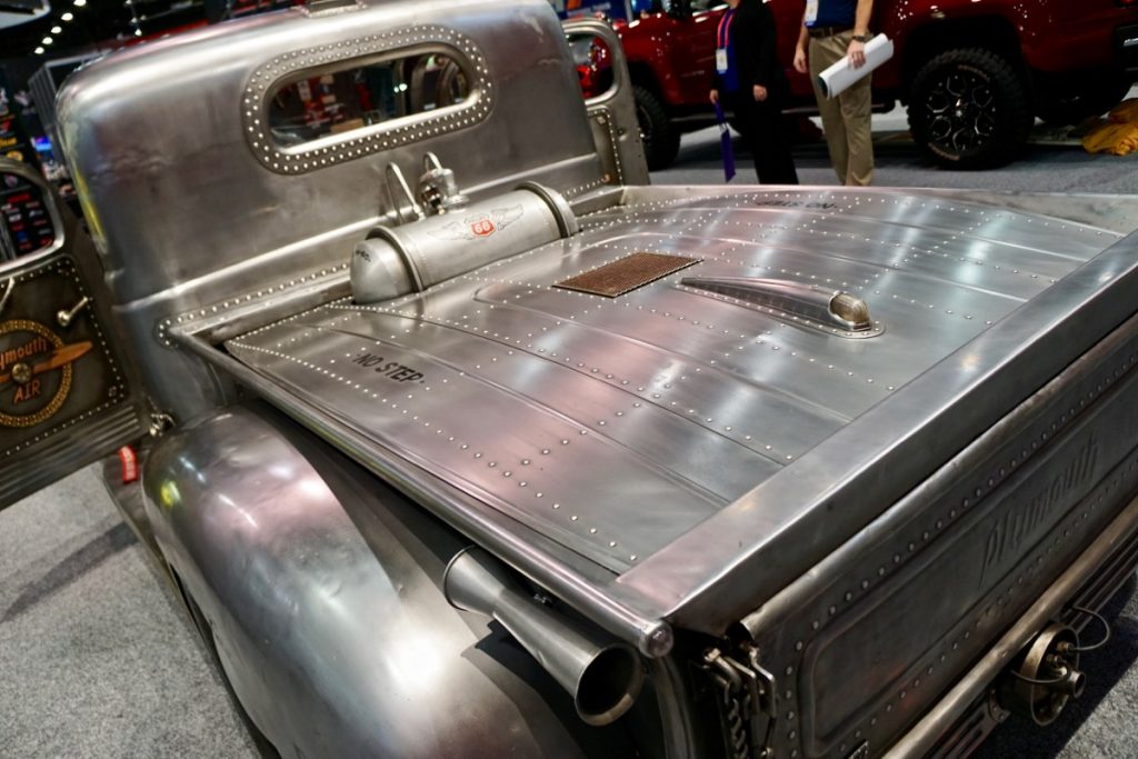 Gary Corns Radial Engine 1939 Plymouth Truck SEMA 2017